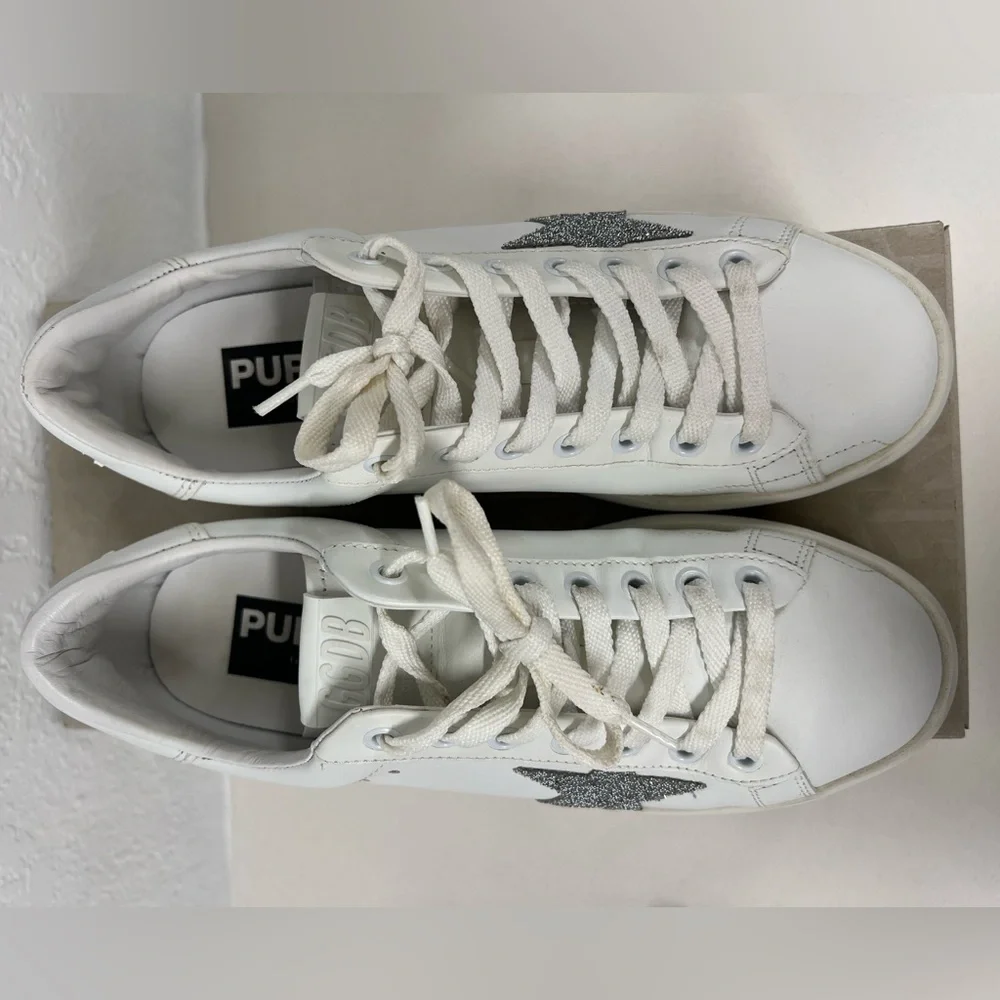 Golden Goose Pure Star Sneakers Size 38/7 - Picture 4 of 5